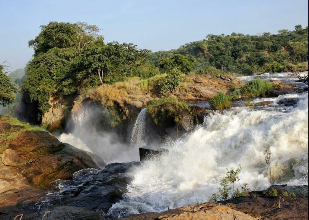 the top of Murchison Falls (Kabalega Falls)