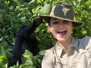 How about the joyful moment of a Gorilla Tracking Safari.