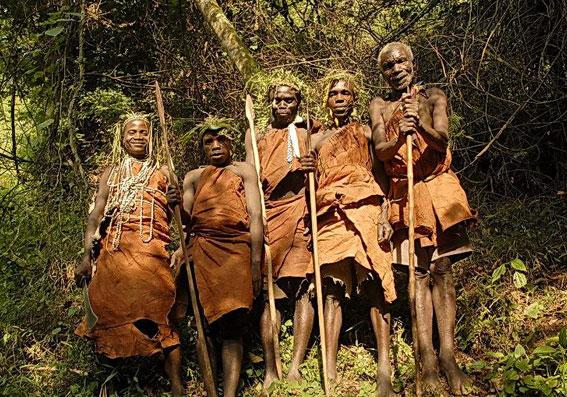 The Batwa Pygmies People that existed in the East African Jungle Forests