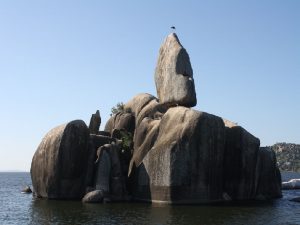 Dancing Stone on Ukerewe island in Lake Victoria.